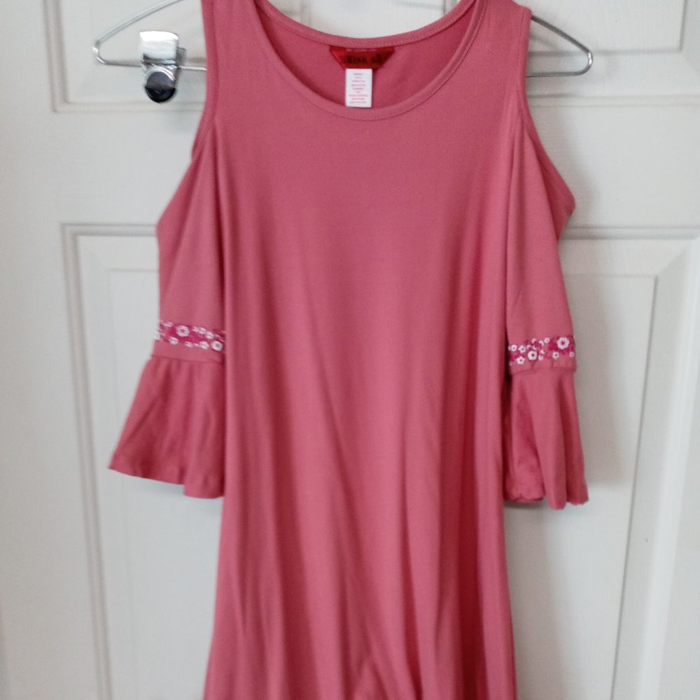 1st Kiss Girls Casual Open Shoulder Dress
